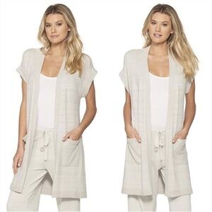 Barefoot Dreams CozyChic Ultra Lite Sleeveless Cardigan